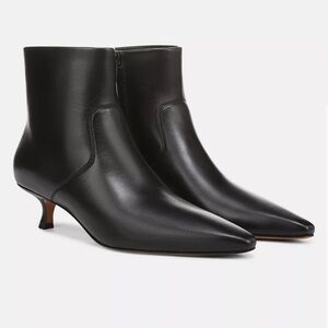 Vince Simone Leather Ankle Boot black, SIZE 7 1/2 US